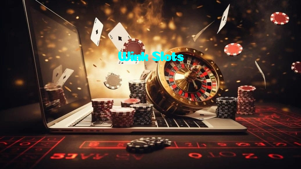 Wink Slots casino presented on mobile device in Pakistan with slots and live games