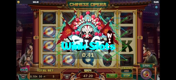 available types of Wink Slots bet including pre-match live express and system bets